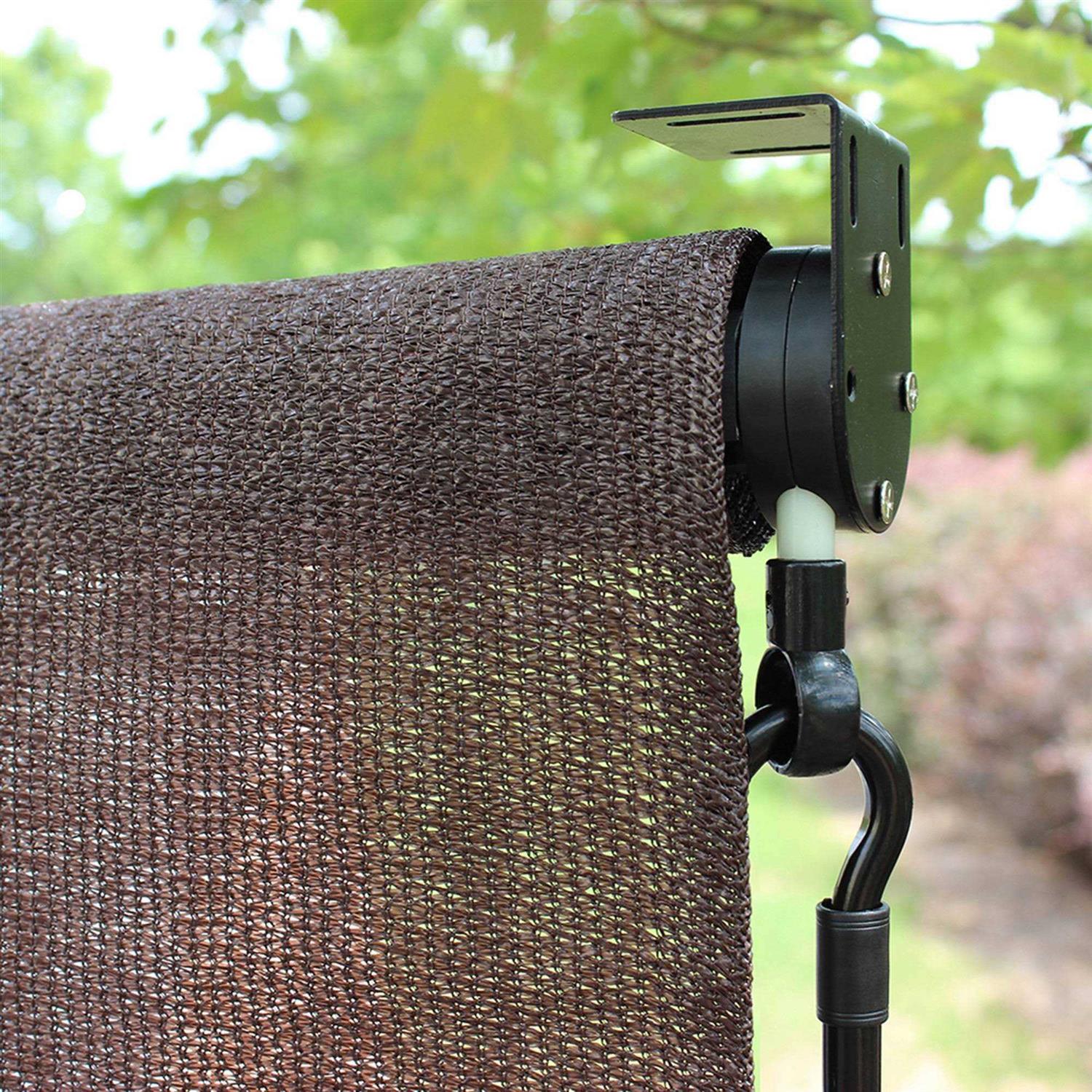 Radiance Cordless Exterior Crank Operated Solar Shade - Image 3