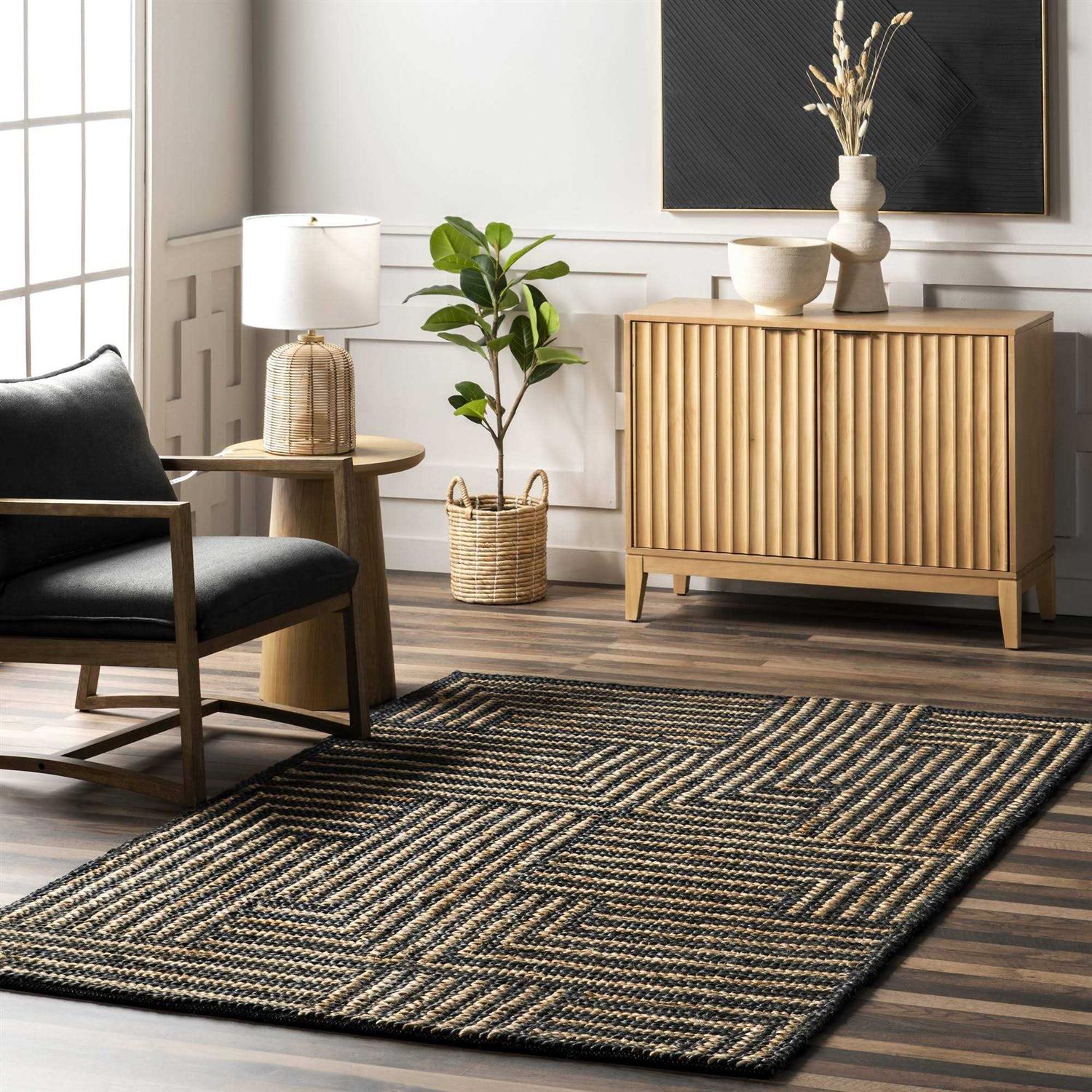 nuLOOM Lauren Liess Grassland Handwoven Jute Area Rug - Image 3
