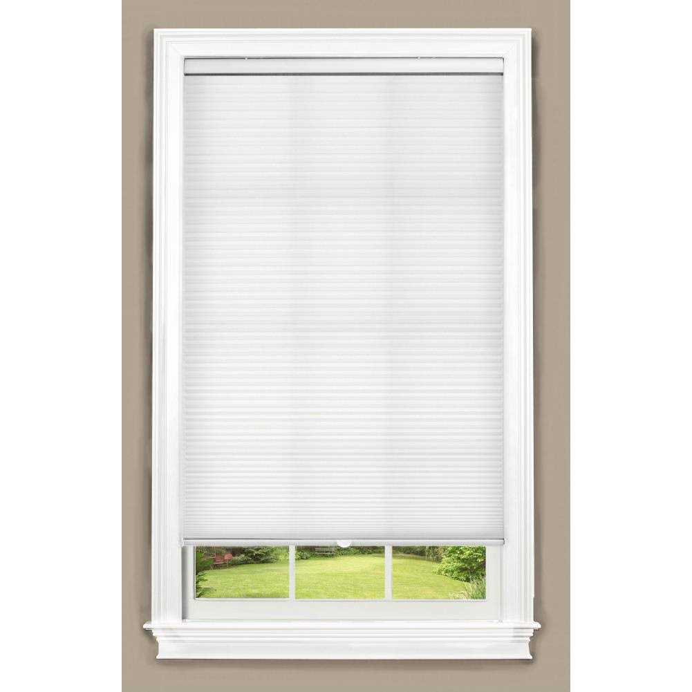 Perfect Lift Window Treatment Cut-to-Width White Cordless Blackout Cellular Shade - Image 2