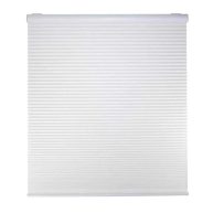 Perfect Lift Window Treatment Cut-to-Width White Cordless Blackout Cellular Shade
