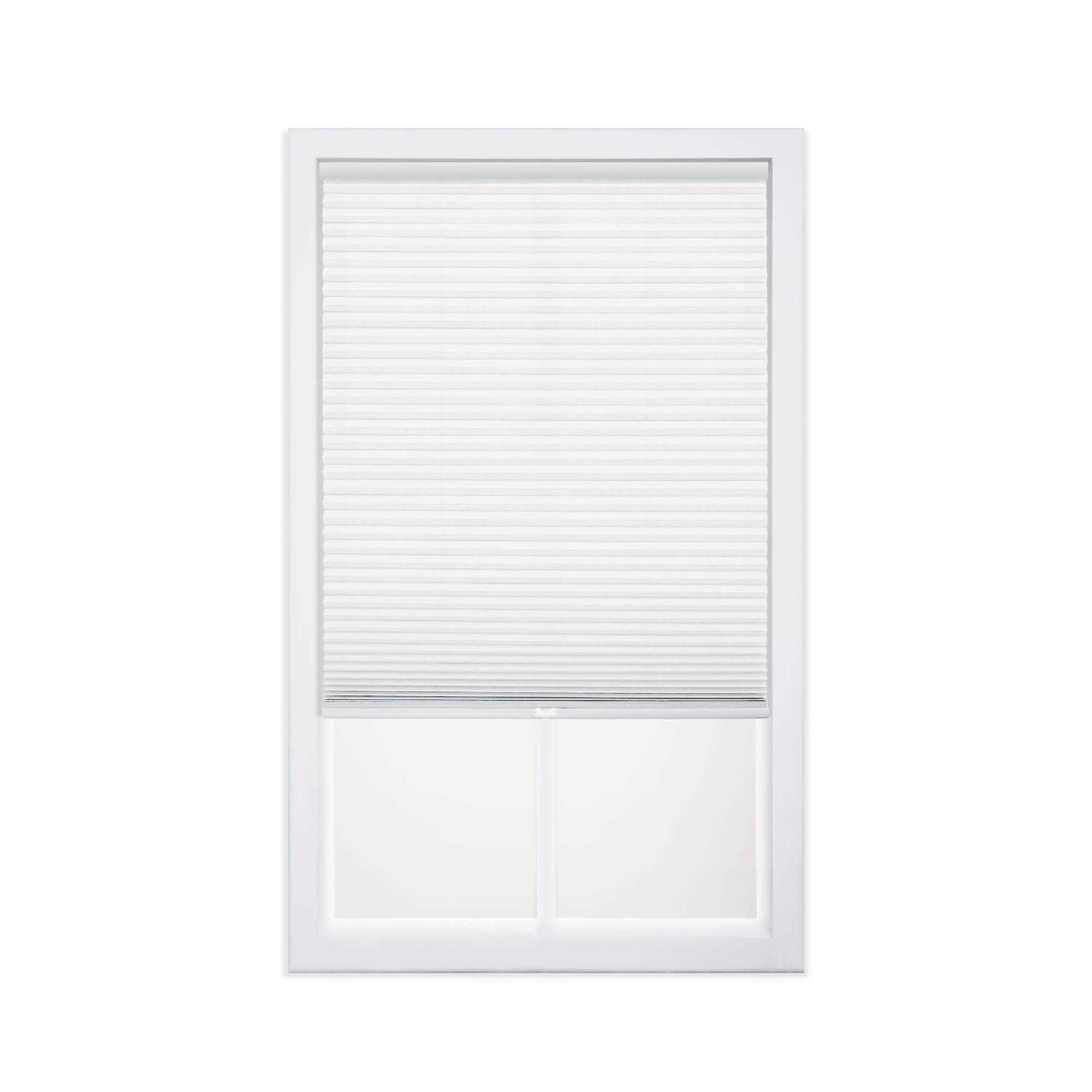Perfect Lift Window Treatment Cut-to-Width White Cordless Blackout Cellular Shade - Image 5