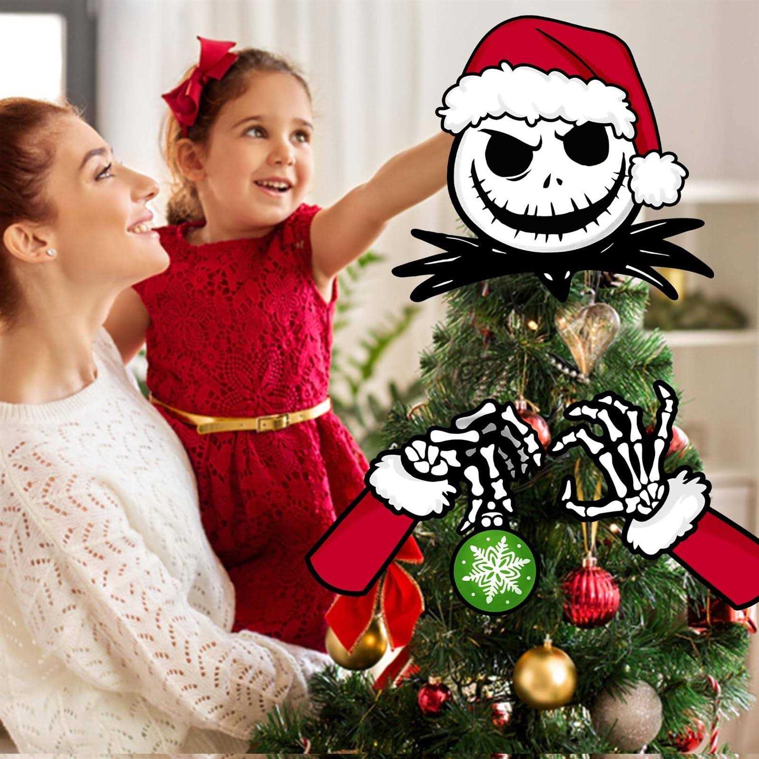 Auirre Jack Skellington Christmas Tree Topper Head Arms and Legs - Image 2