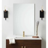 Better Bevel 30 Frameless Rectangle Bathroom Wall Mirror