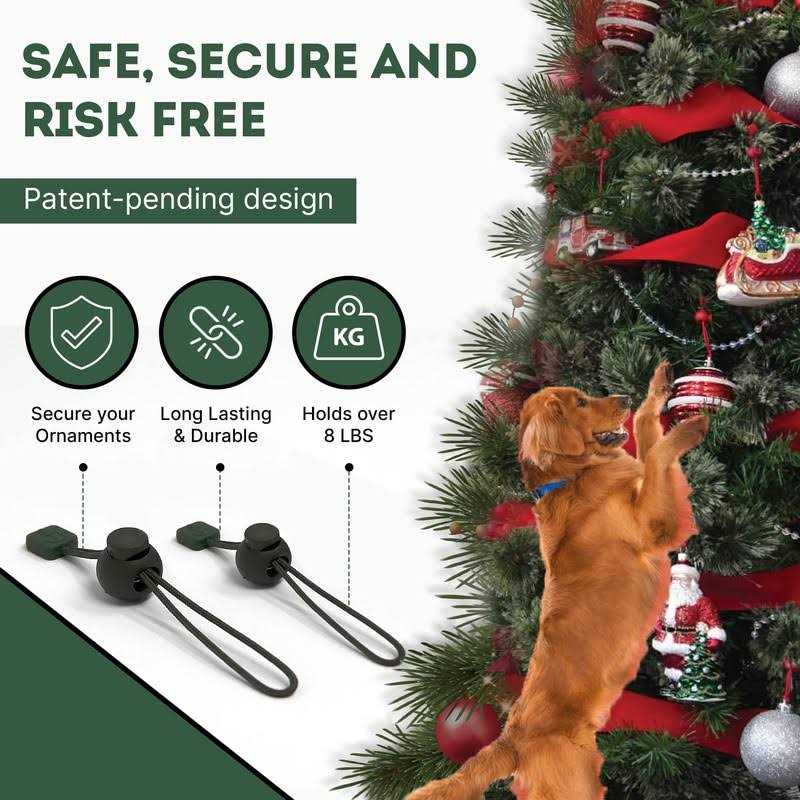 Ornament ANCHOR Ornament Hooks for Hanging Christmas Decorations No-Slip Hanging Hooks for Xmas - Image 5