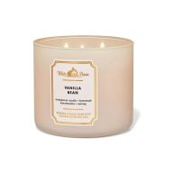 Bath & Body Works White Barn Vanilla Bean 3-Wick Scented Candle 14.5 Oz