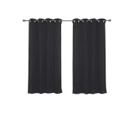Best Home Fashion Blackout Thermal Grommet Curtain