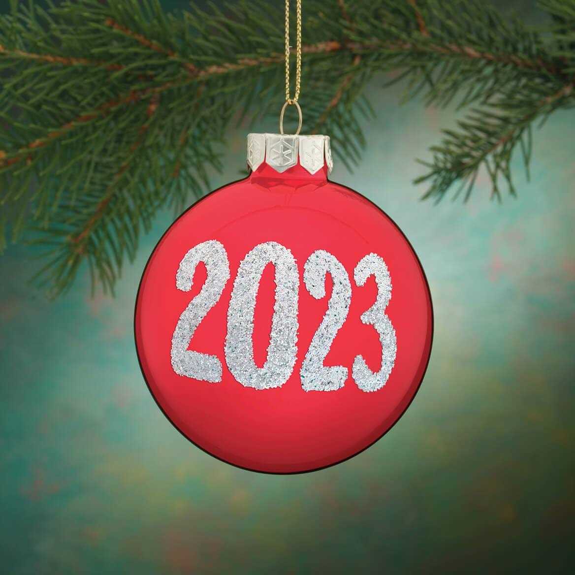 Personalized Name OR Date Glitter Ornament - Image 4