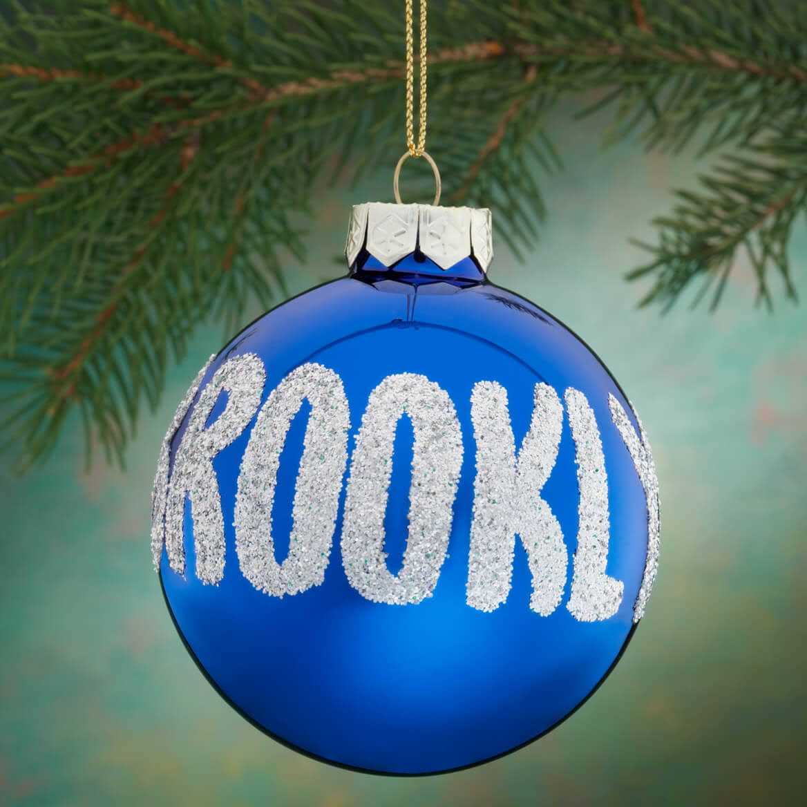 Personalized Name OR Date Glitter Ornament - Image 3