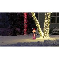 ProductWorks 24 inch Rudolph 3D Pre Lit Led Yard Art Charlie in the Box 16361_LED
