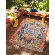 Outdoor Traditional Multi Area Rug Indoor Outdoor Rug