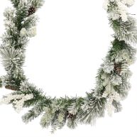 6ft Snowy Pinecone Garland by Ashland