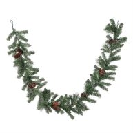 6ft Snowy Pinecone Garland by Ashland
