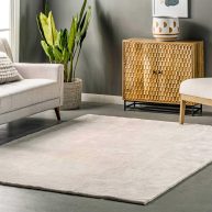 nuLOOM Loni Solid Machine Washable Shag Area Rug