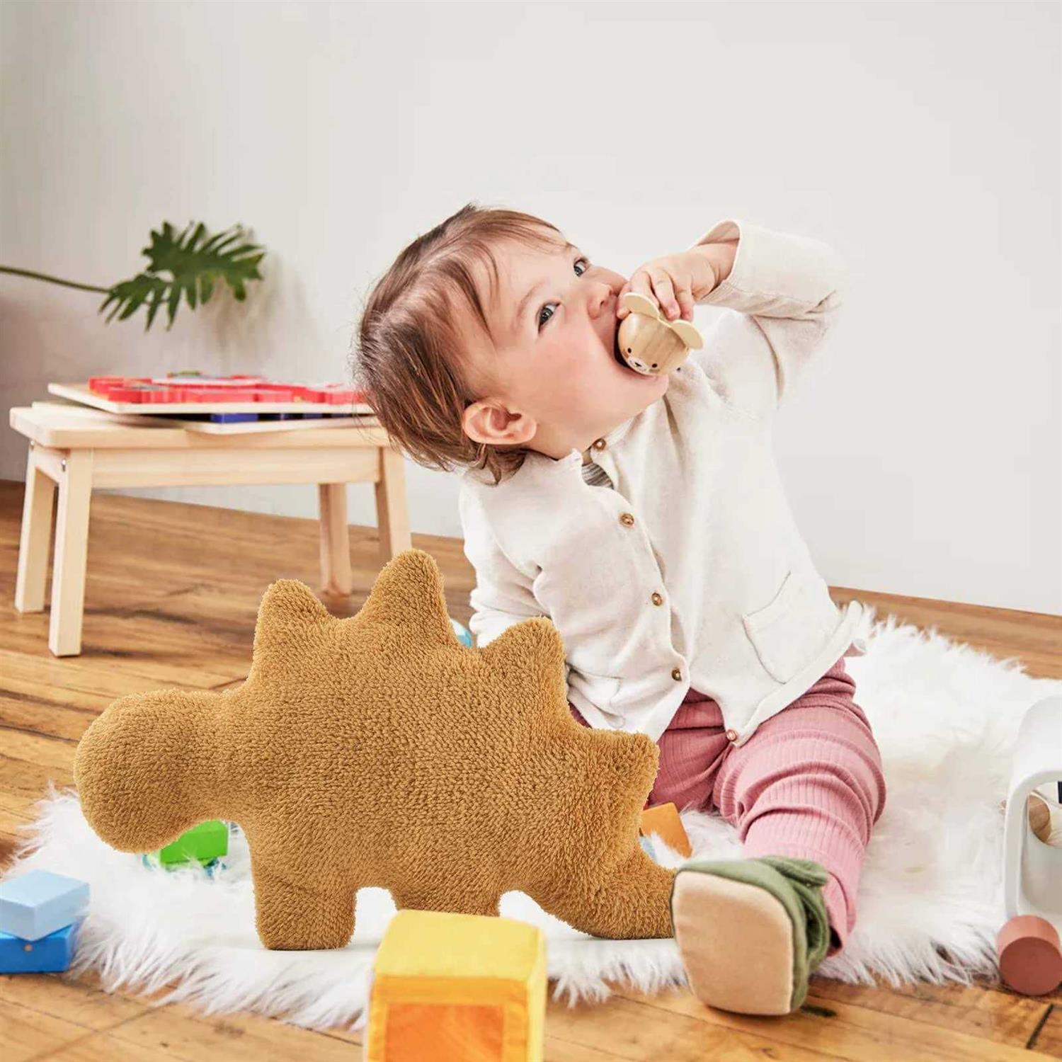 NXCHIZS Dino Nugget Pillow Chicken Nugget Pillow Plush Provide Kids with Comfortable Hugs - Image 2