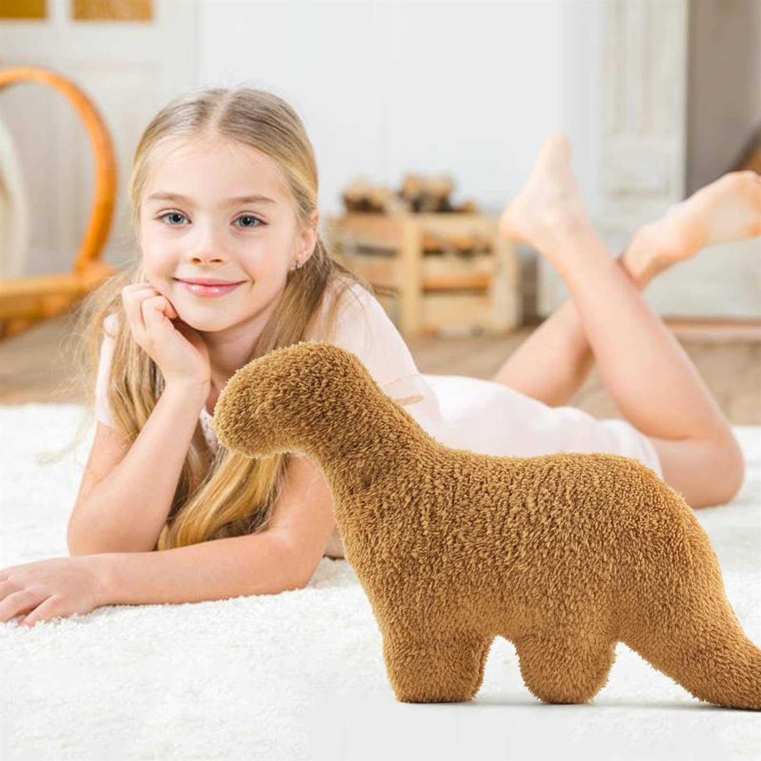 NXCHIZS Dino Nugget Pillow Chicken Nugget Pillow Plush Provide Kids with Comfortable Hugs - Image 2