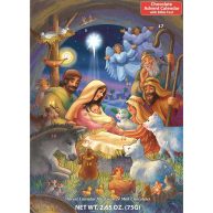 Baby in A Manger Chocolate Advent Calendar