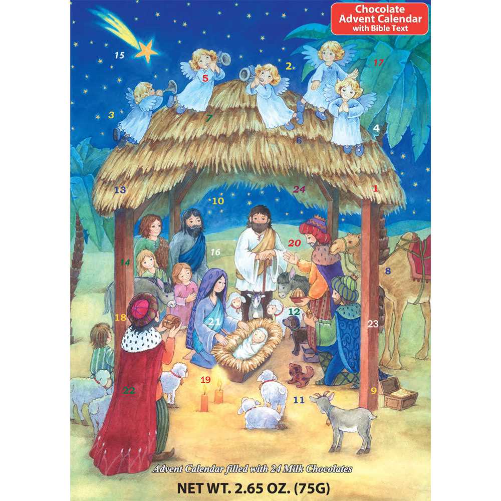 Baby in A Manger Chocolate Advent Calendar - Image 4