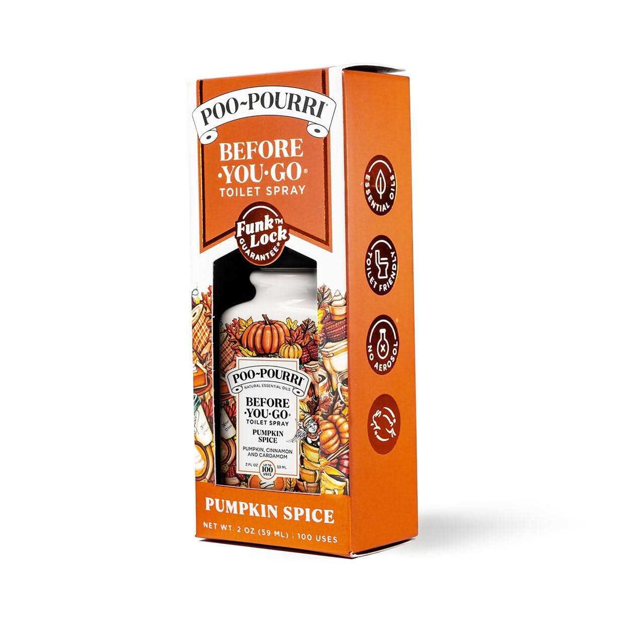 Poo-Pourri Before You Go Toilet Spray Pumpkin Spice - Image 2