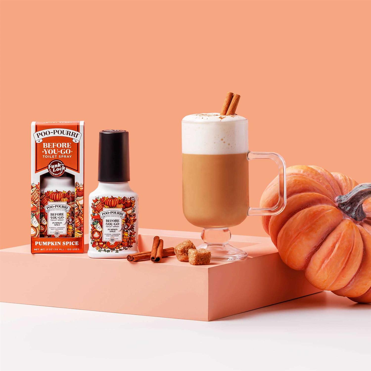 Poo-Pourri Before You Go Toilet Spray Pumpkin Spice - Image 5