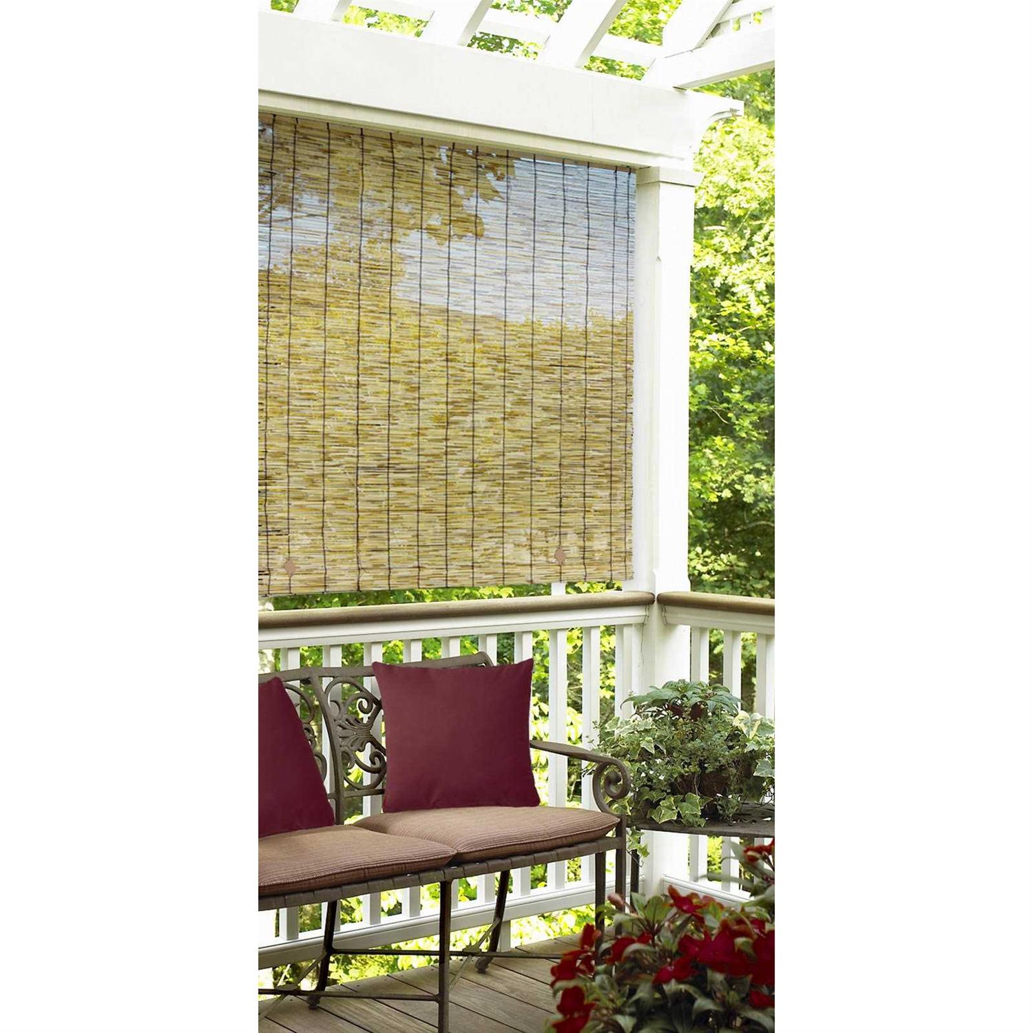 Radiance Cord Free Roll-Up Reed Shade - Image 5