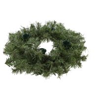 Northlight 12 Two-Tone Pine Artificial Advent Christmas Wreath