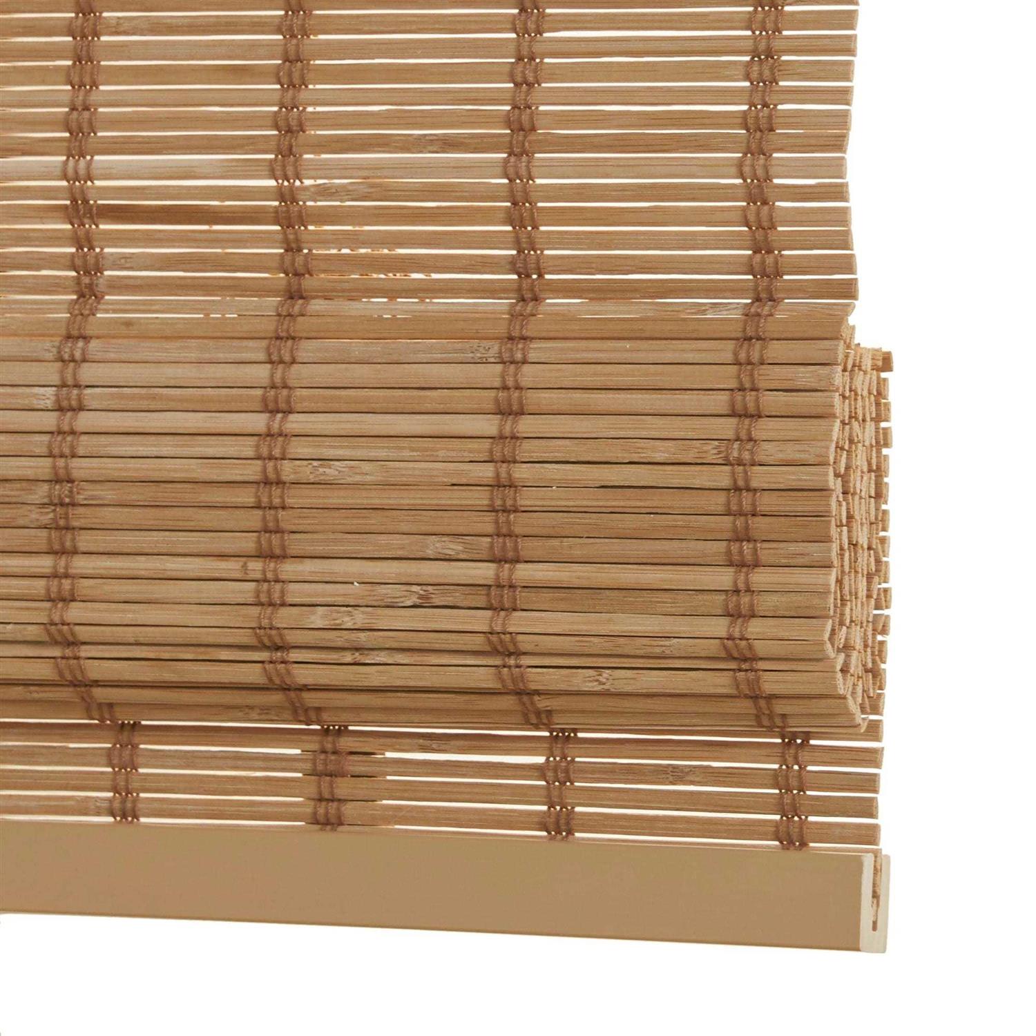 Bamboo Light Filtering Roman Shade Madison Park - Image 5