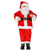 Pan Asian Creations Red/White Animated Santa Christmas Decoration