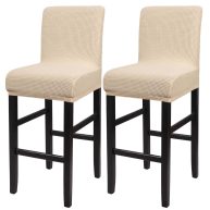 PiccoCasa Stretch Bar Stool Covers for Counter Height Side Chair Covers