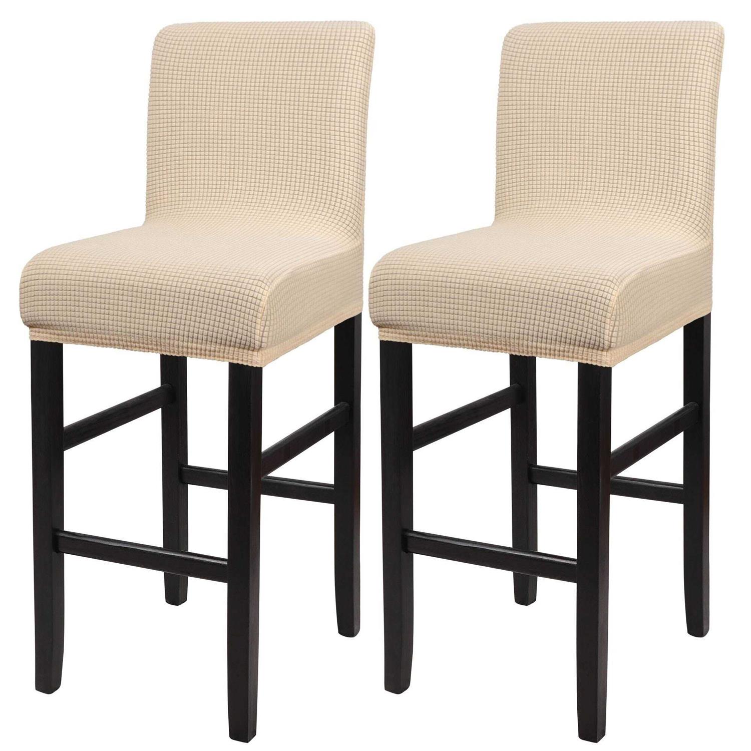 PiccoCasa Stretch Bar Stool Covers for Counter Height Side Chair Covers