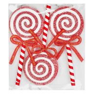 At Home Shatterproof Lollipop Ornaments