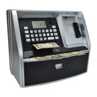 ApgBnk ATM Savings Bank with Debit Card Electronic Piggy Bank for Real Money