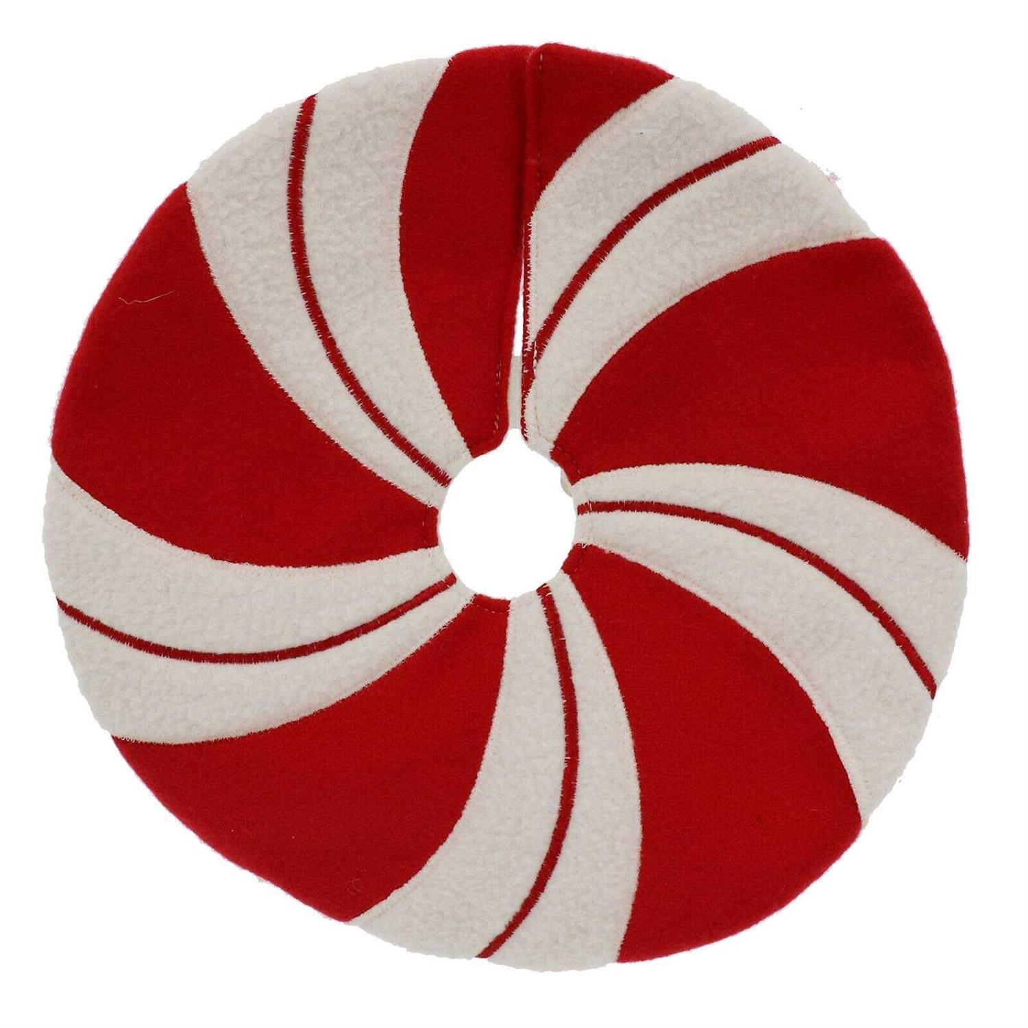 10 Mini Peppermint Candy Christmas Tree Skirt by Ashland