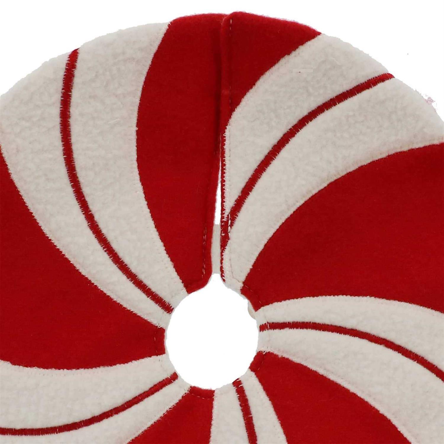 10 Mini Peppermint Candy Christmas Tree Skirt by Ashland - Image 2