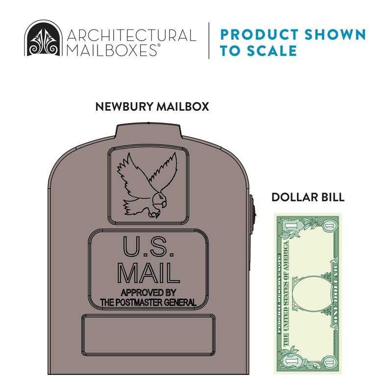 Architectural Mailboxes Newbury Plastic Mailbox and Post Kit - Image 2