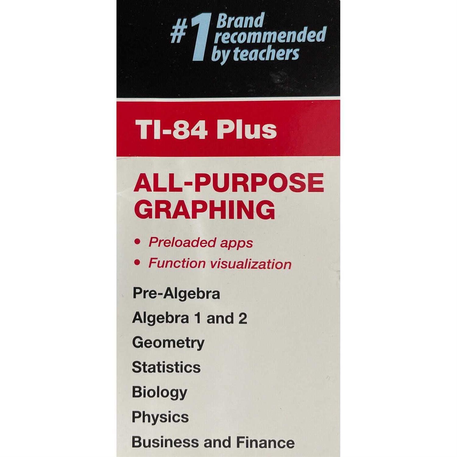 TI-84 Plus Calculator Texas Instruments Graphing - Image 2