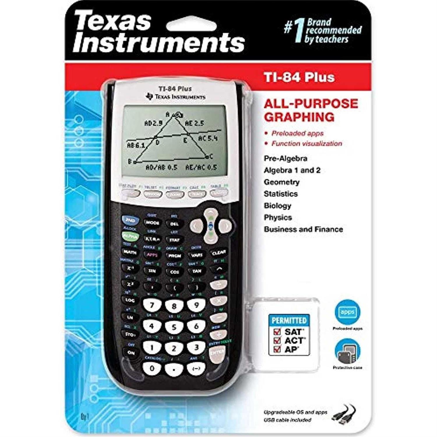 TI-84 Plus Calculator Texas Instruments Graphing - Image 4