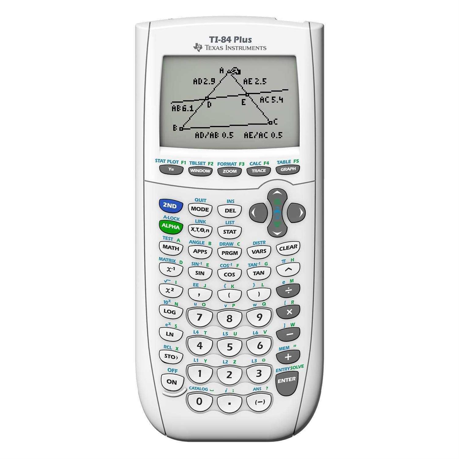 TI-84 Plus Calculator Texas Instruments Graphing