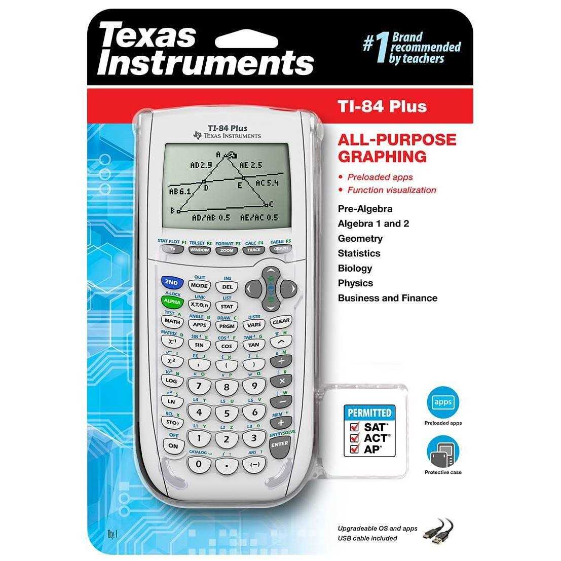 TI-84 Plus Calculator Texas Instruments Graphing - Image 4