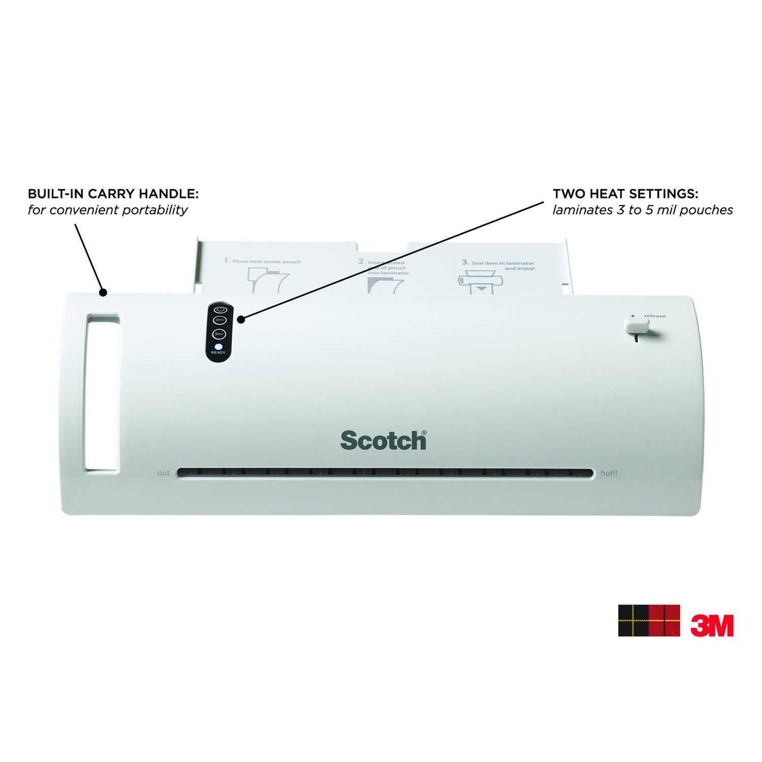 Scotch Craft Thermal Laminator Plus 2 Letter Size Pouches - Image 4