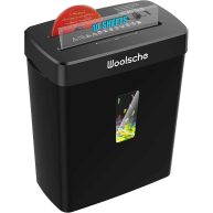 Woolsche Paper Shredder, 10-Sheet Cross Cut with 3.43-Gallon Basket, P-4 Security Level,3-Mode Design Shred CD and Credit Card