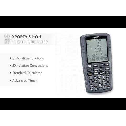 Sportys Electronic E6B Flight Computer - Image 2