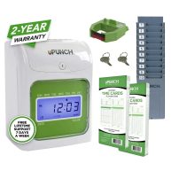 uPunch HN1500 Electronic Non-Calculating Time Clock Bundle