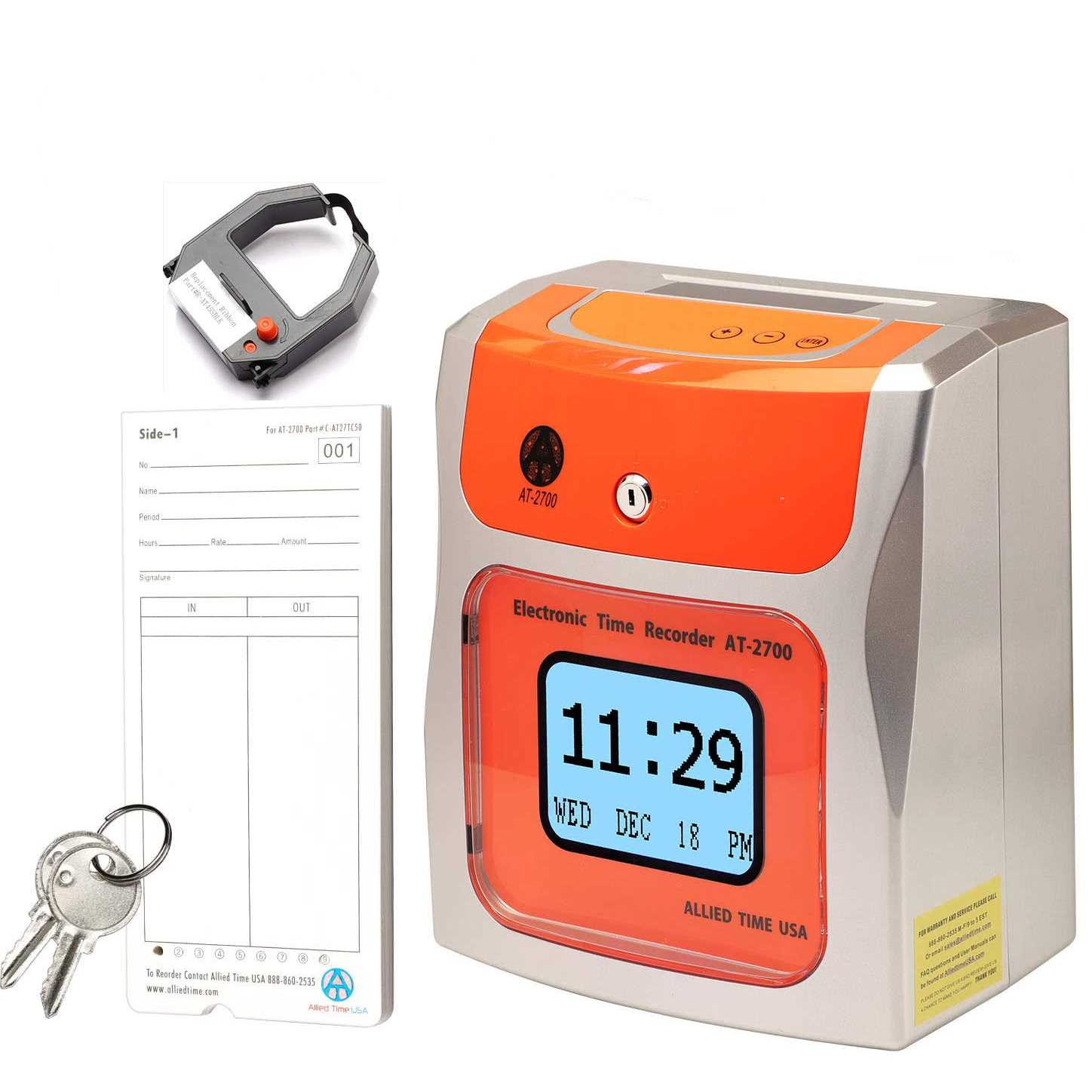 Touch Free Small Business Time Clock AT-2700 - Image 4
