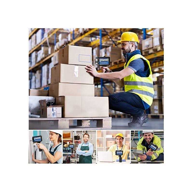 Tiktoner Handheld Printer Portable 1580P1 with 4.3 Inch Touch Screen Quick-drying Handheld Inkjet Printer Printing Height 0.08-0.5 for Barcode - Image 3