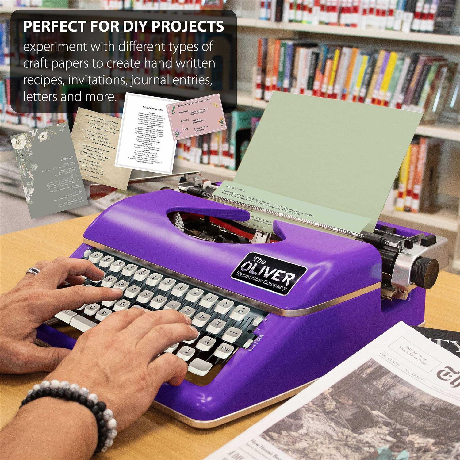 The Oliver Typewriter Company Timeless Manual Typewriter - Image 5