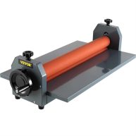 VEVOR Cold laminator Machine 10mm Manual Vinyl Photo Film Cold laminator Hand Crank Pressure Cold Roll laminator