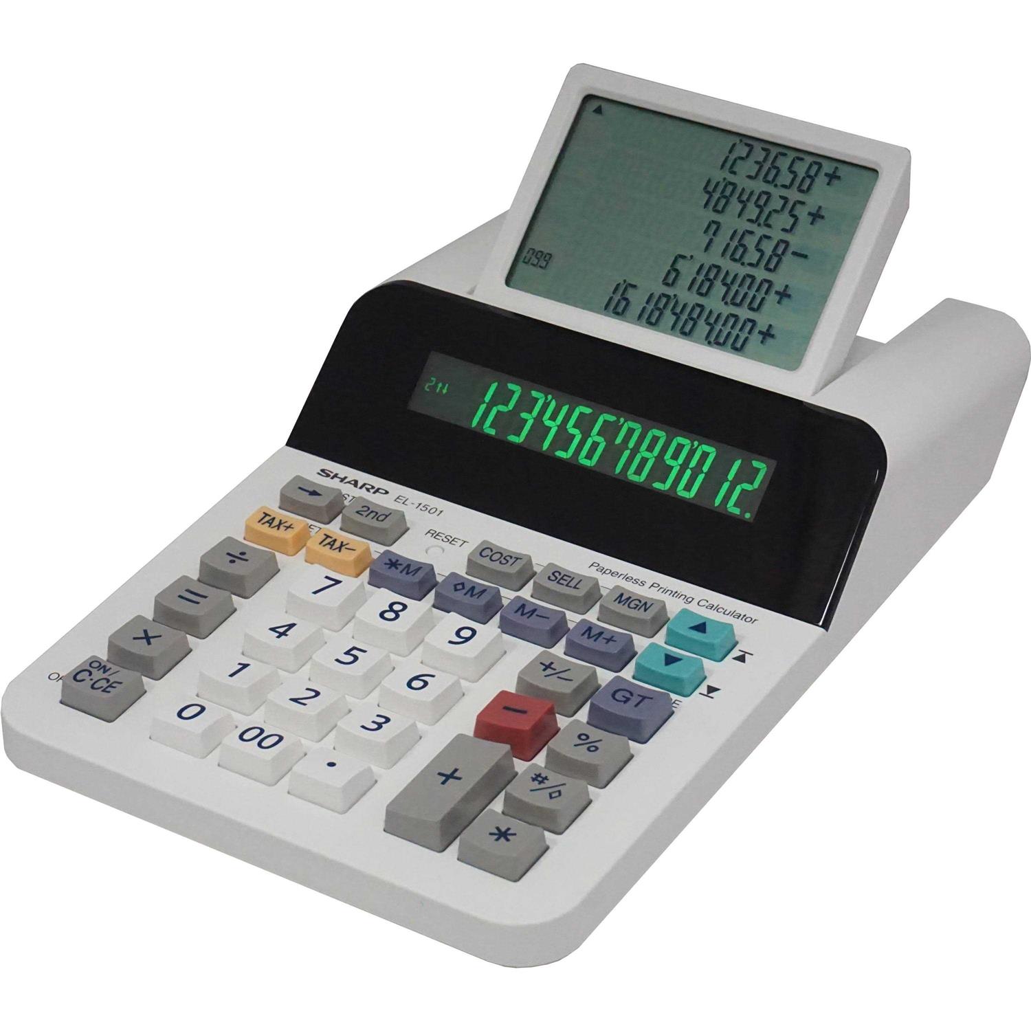 Sharp EL-1501 12-digit Printing Calculator - Image 4