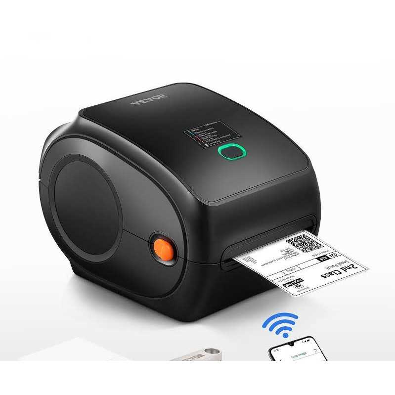 VEVOR Thermal Label Printer 4×6 300dpi USB/Bluetooth for Amazon eBay Etsy UPS
