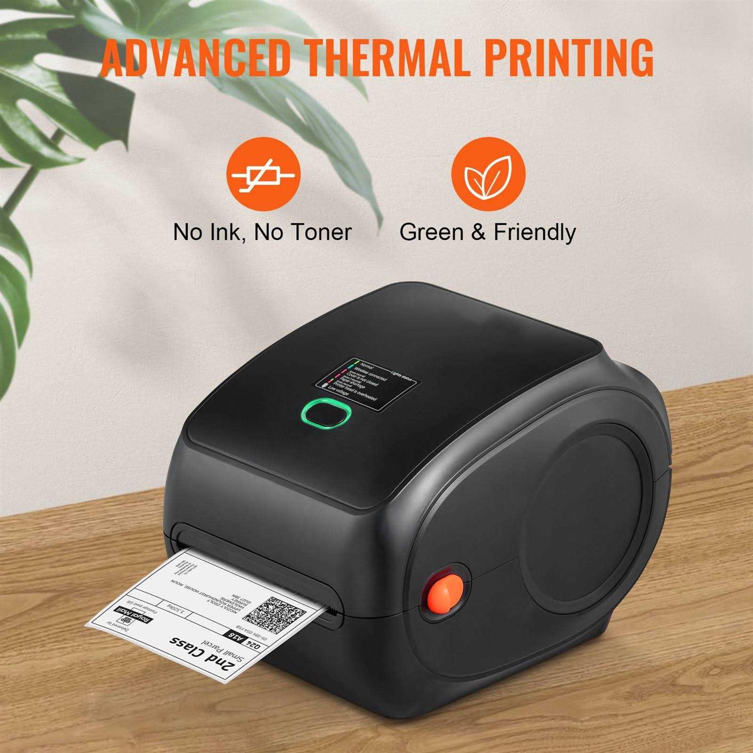 VEVOR Thermal Label Printer 4×6 300dpi USB/Bluetooth for Amazon eBay Etsy UPS - Image 4