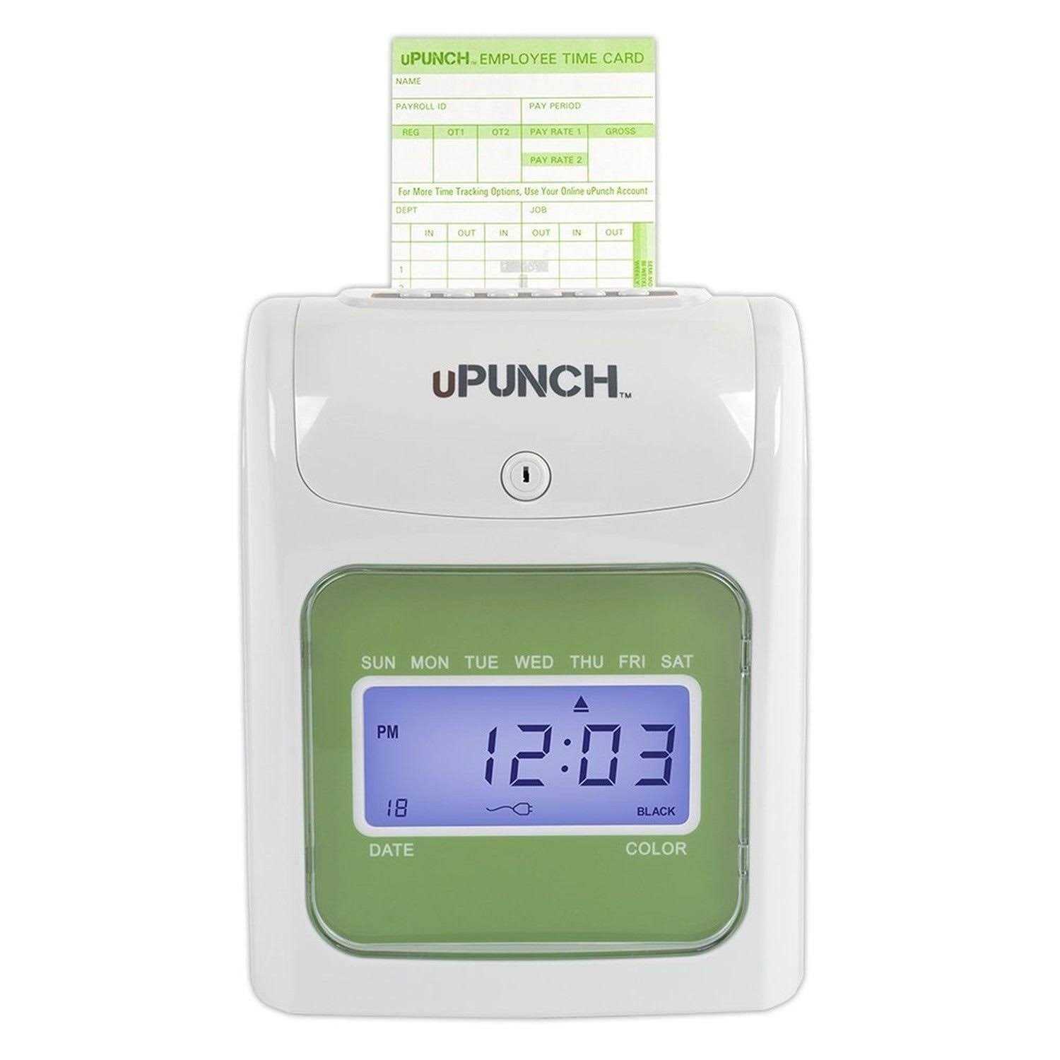 uPunch Time Clock Bundle with 100 Cards HN3500 - Image 5